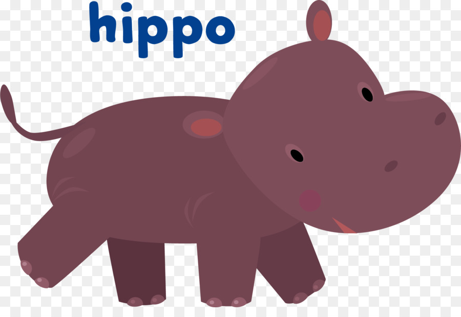 Hipopótamo，Dibujos Animados PNG