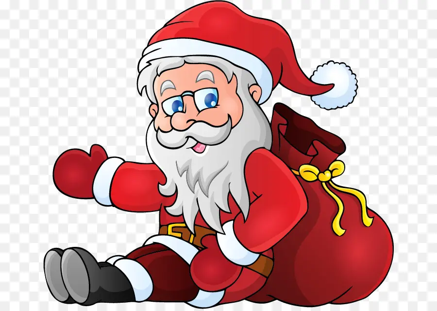 Santa Claus，De Dibujos Animados PNG