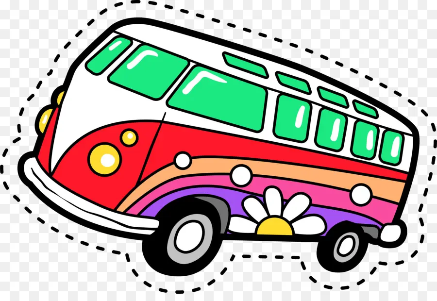 Autobús，Color PNG