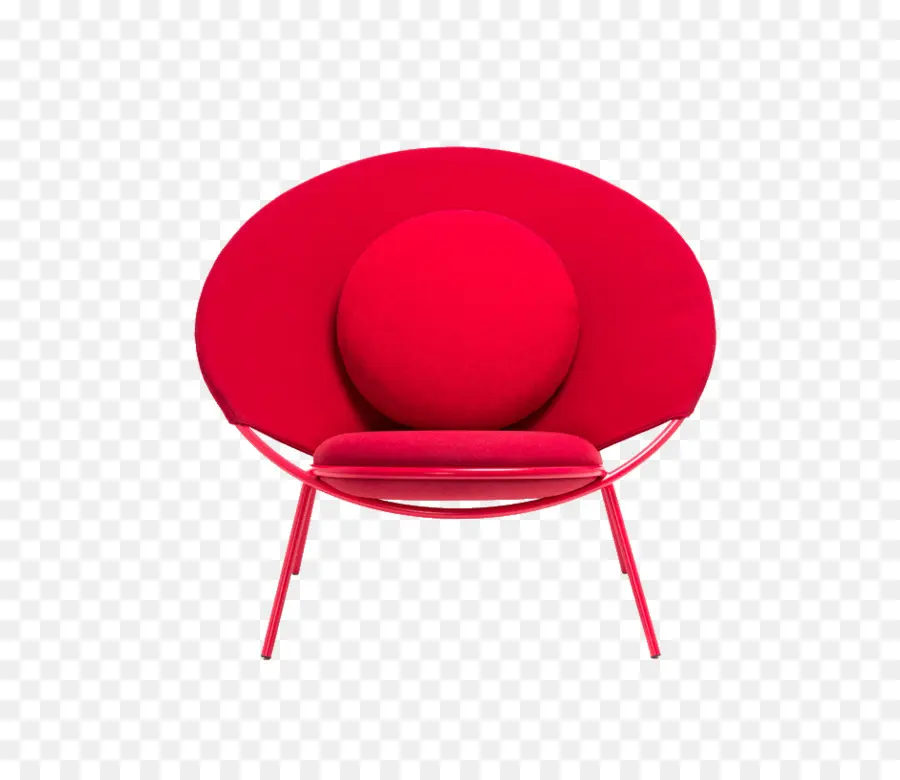 Silla Roja，Muebles PNG