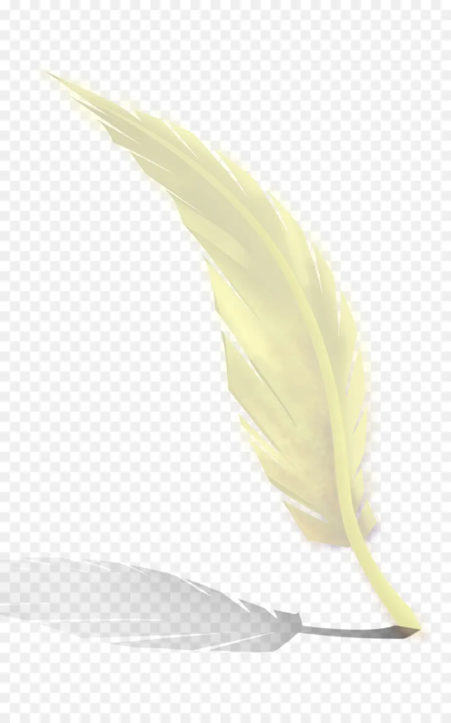 Amarillo，Pluma PNG