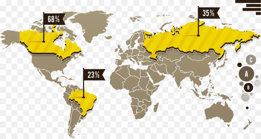 Mapa Mundial，Estadística PNG