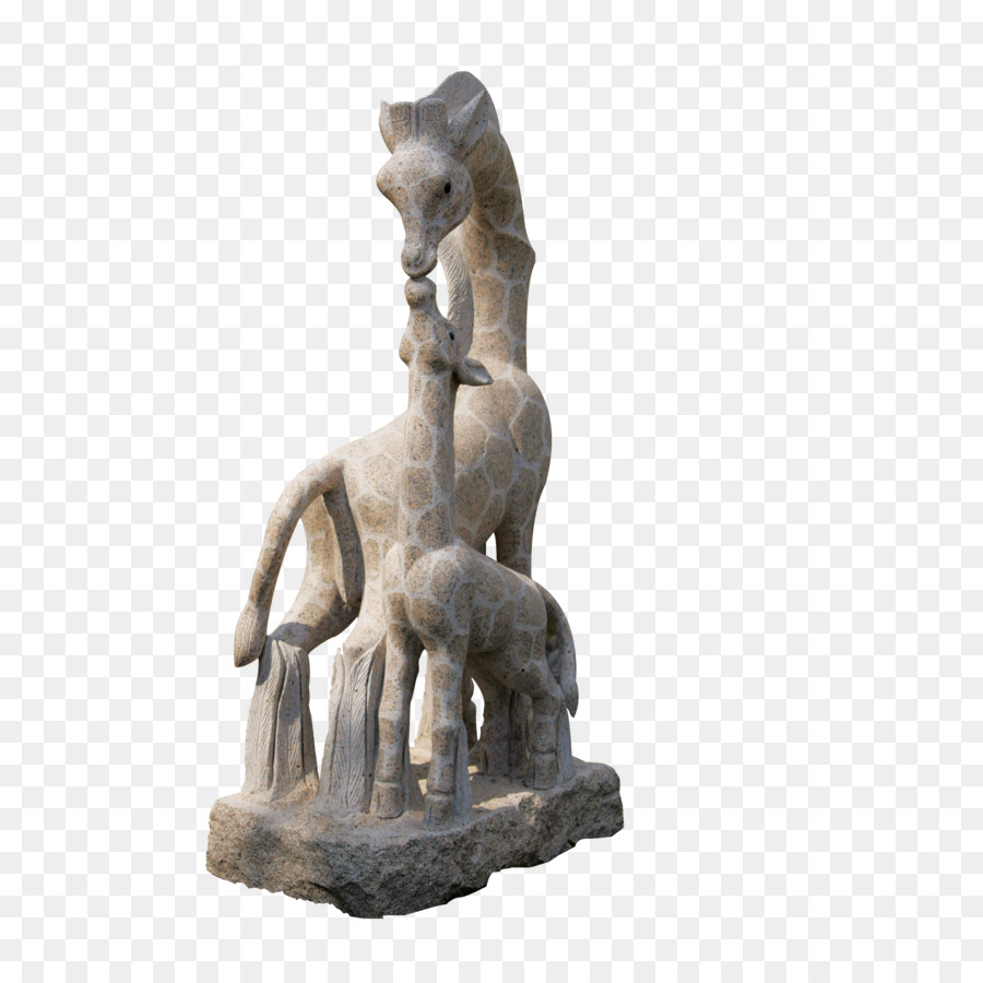 Jirafa，La Escultura De Piedra PNG