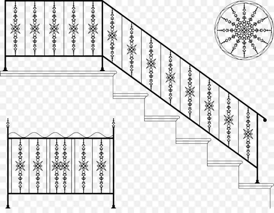 Escalera，Barandilla PNG