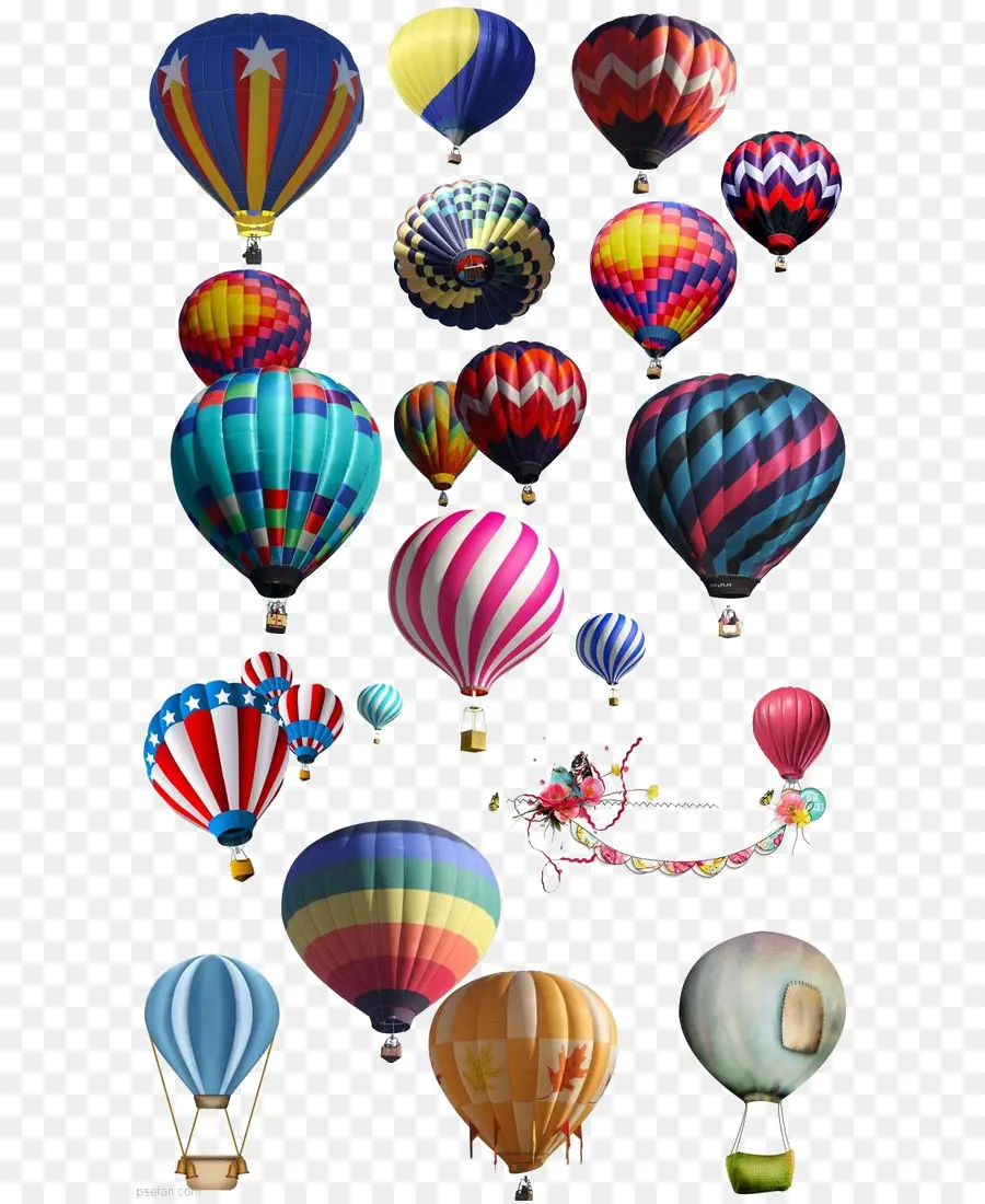 Globos Aerostáticos，Vistoso PNG