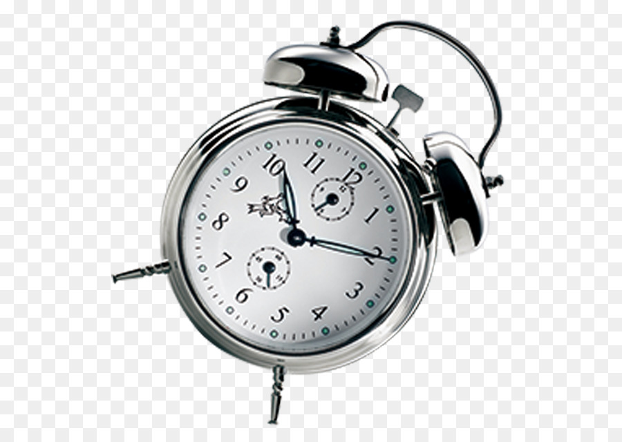 Reloj Despertador，Plata PNG