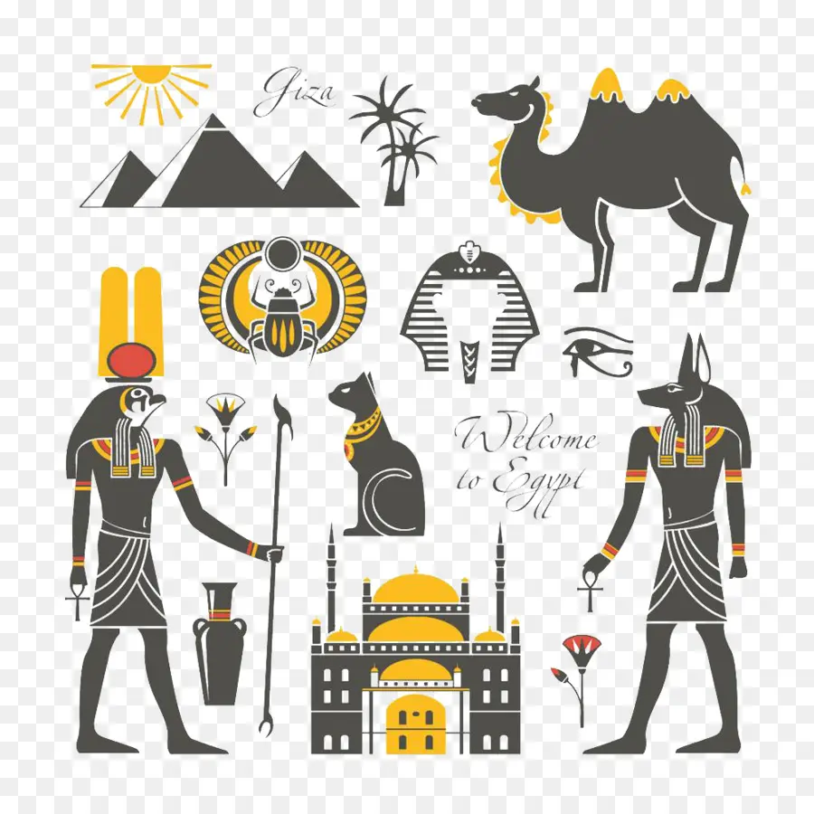 Las Pirámides De Egipto，El Antiguo Egipto PNG