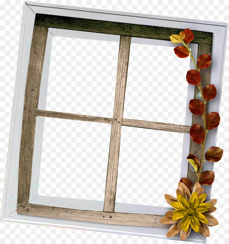 Marco De Ventana，Flor PNG