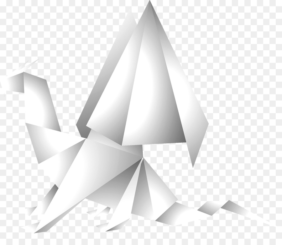 Dragón De Origami，Papel PNG