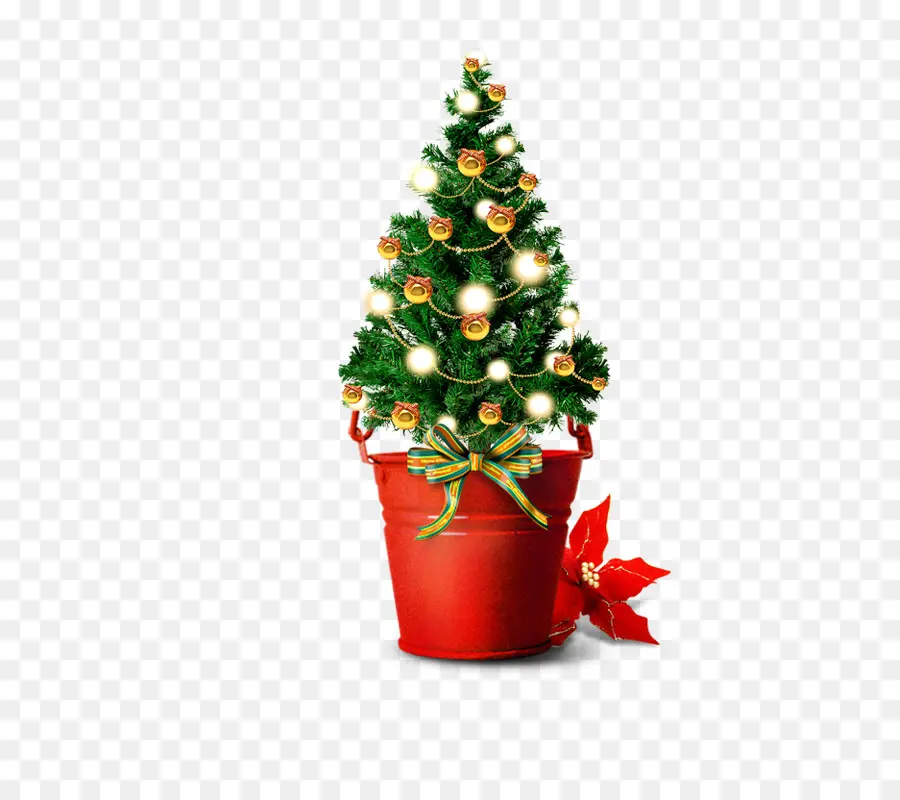 Santa Claus，árbol De Navidad PNG