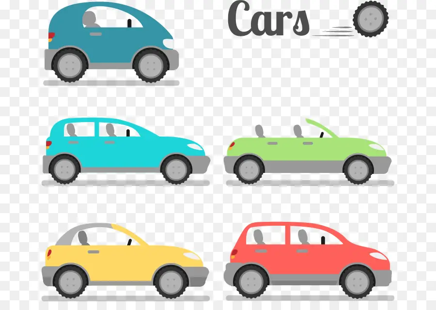 Coche，Diseño Plano PNG