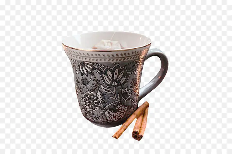 Taza Decorativa，Canela PNG