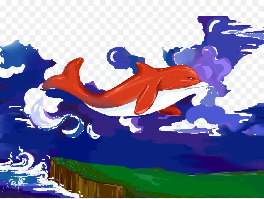 Rojo，Ballena PNG