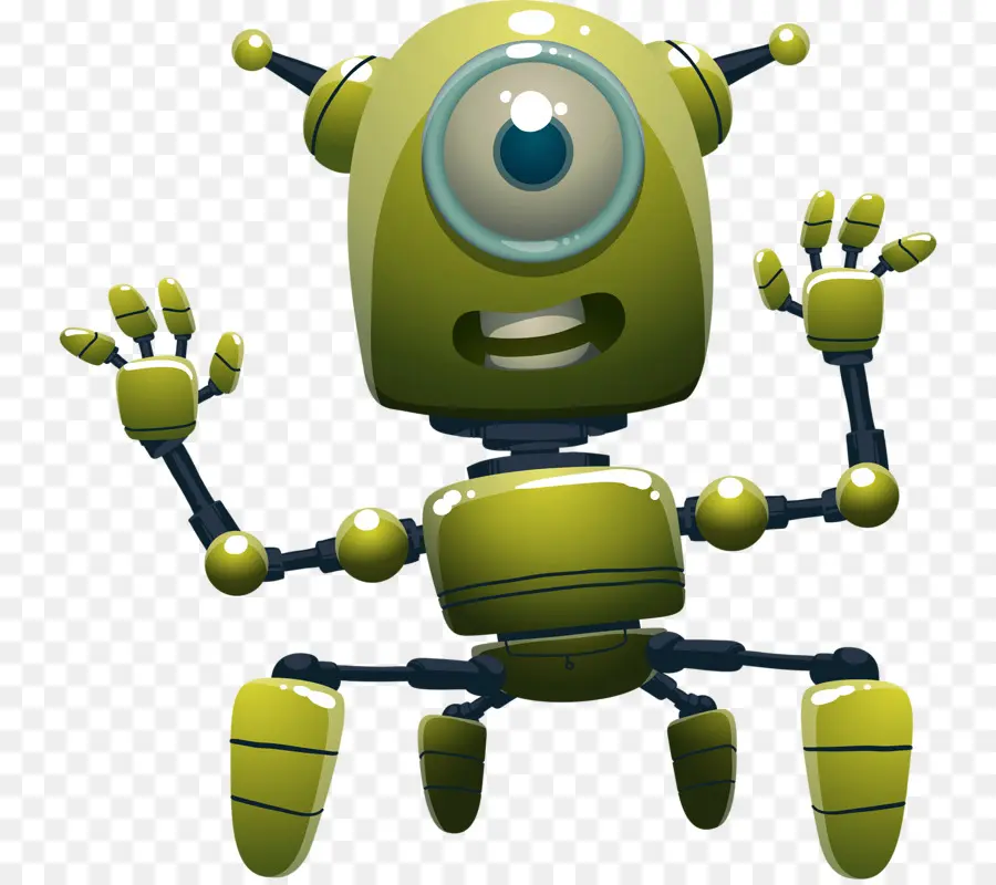 Robot，Verde PNG