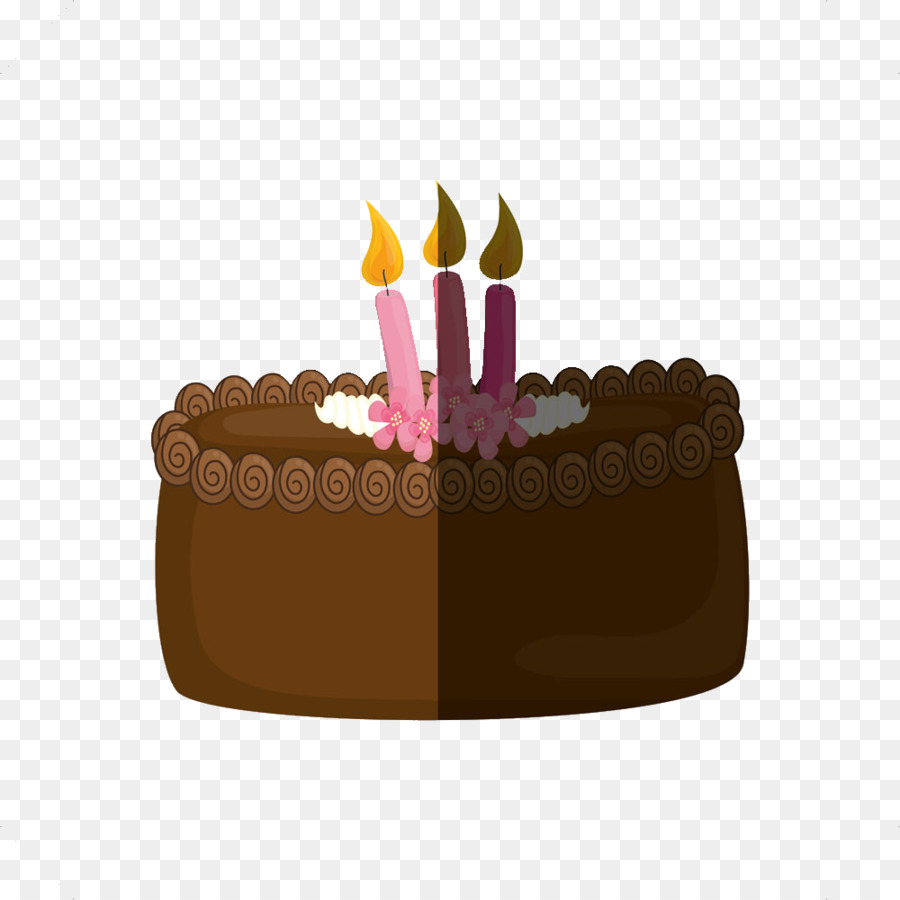 Pastel De Chocolate，Pastel De Cumpleaños PNG