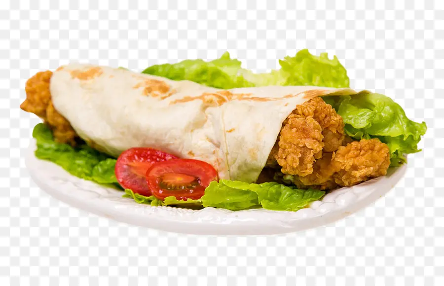 Envoltura De Pollo，Lechuga PNG