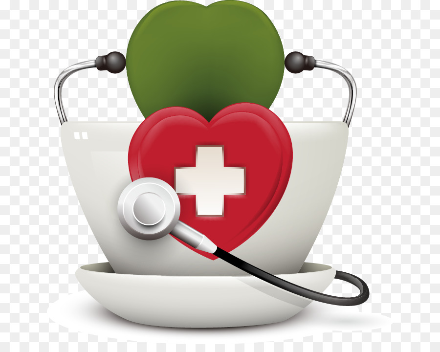 Corazón Con Estetoscopio，Médico PNG