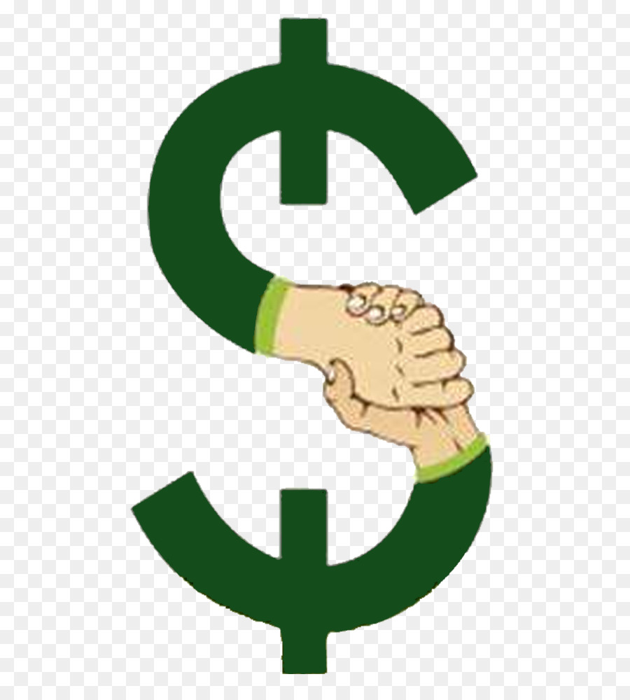 Signo De Dólar Con Las Manos，Dinero PNG