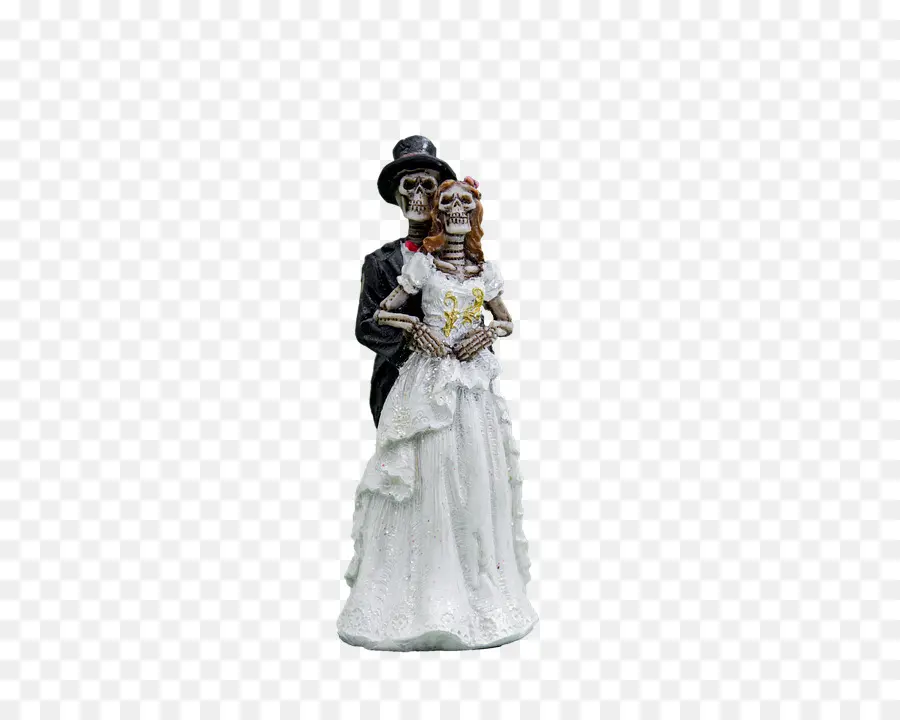 Pareja Esqueleto，Boda PNG