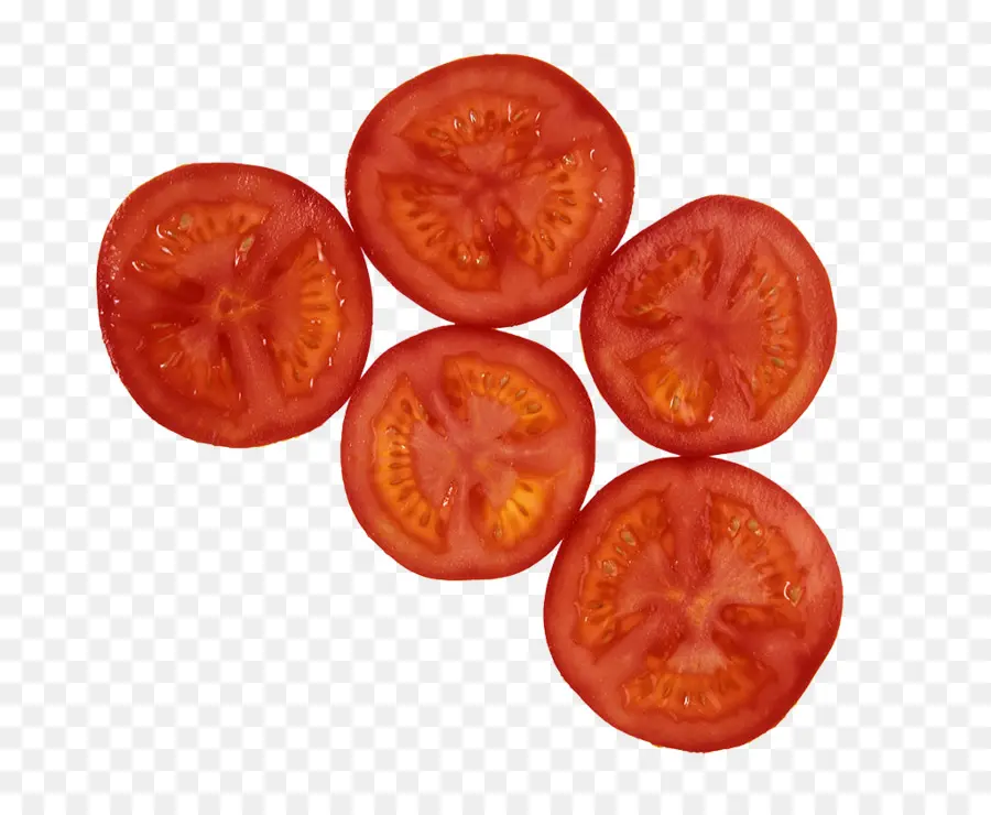 Rodajas De Tomate，Rojo PNG