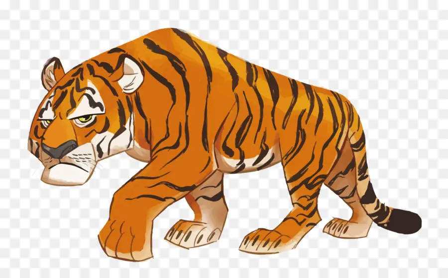 Tigre，De Dibujos Animados PNG