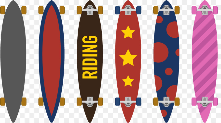 Longboard，El Skateboarding PNG