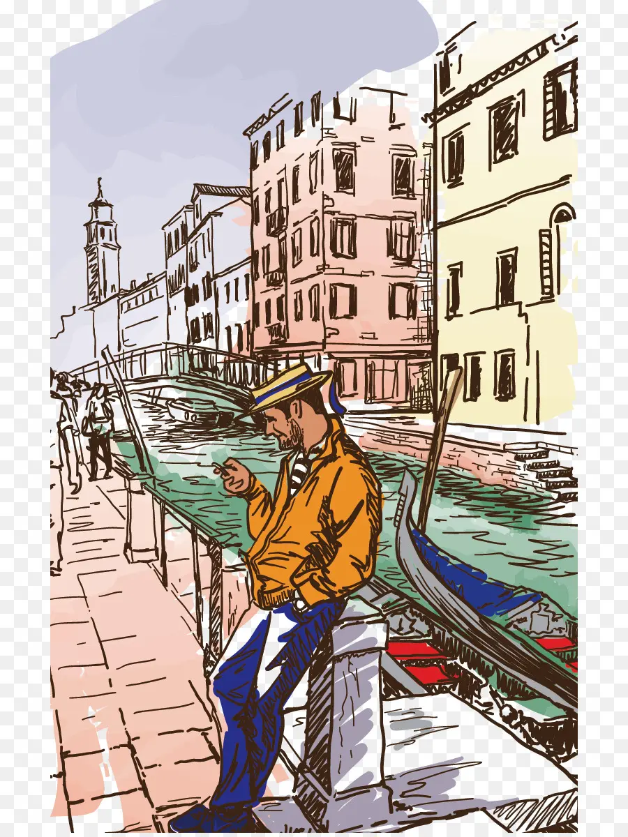 Venecia，Dibujo PNG