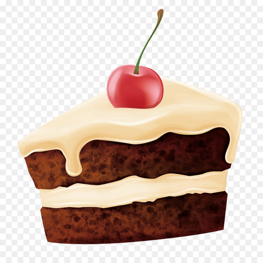 Rebanada De Pastel，Cereza PNG