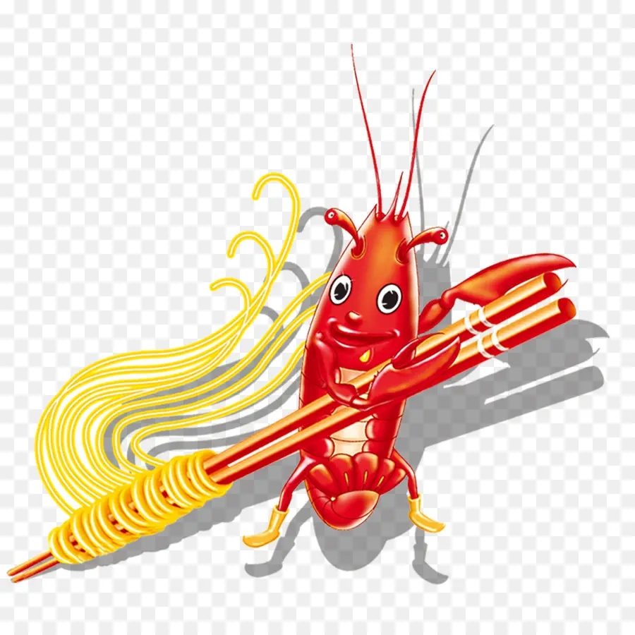 Camarón Rojo，Fideos PNG