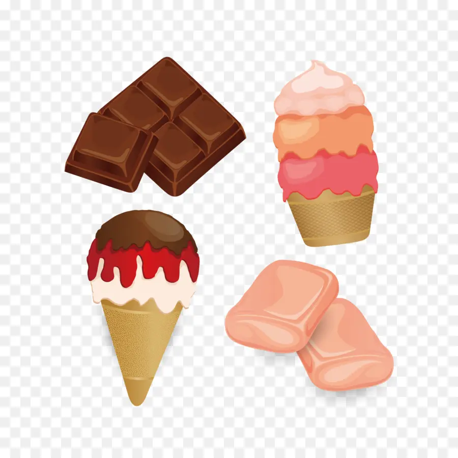 Helado，Chocolate PNG