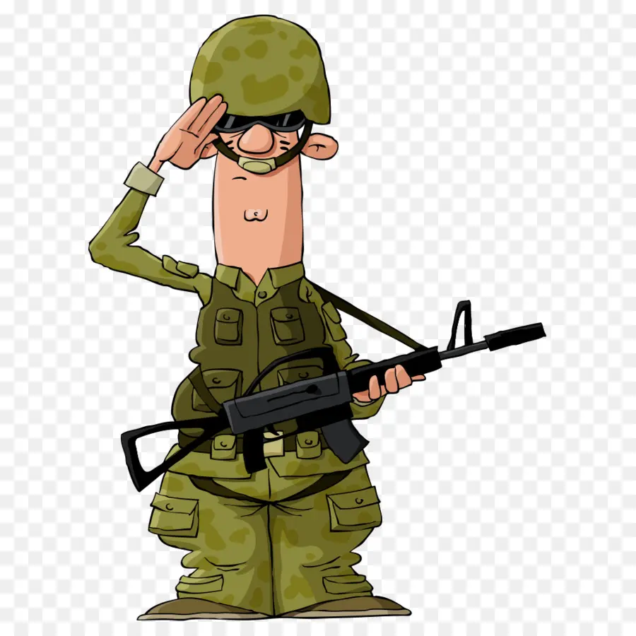 Soldado，De Dibujos Animados PNG