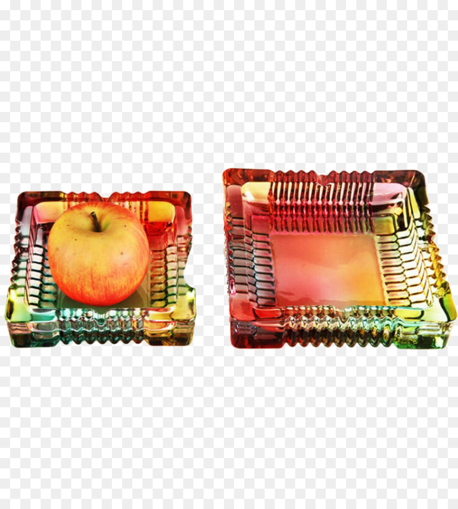 Bandejas De Vidrio，Manzana PNG