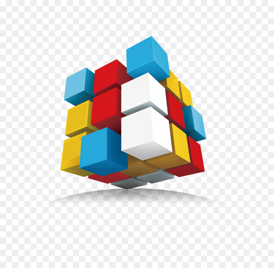 Cubo，3d PNG