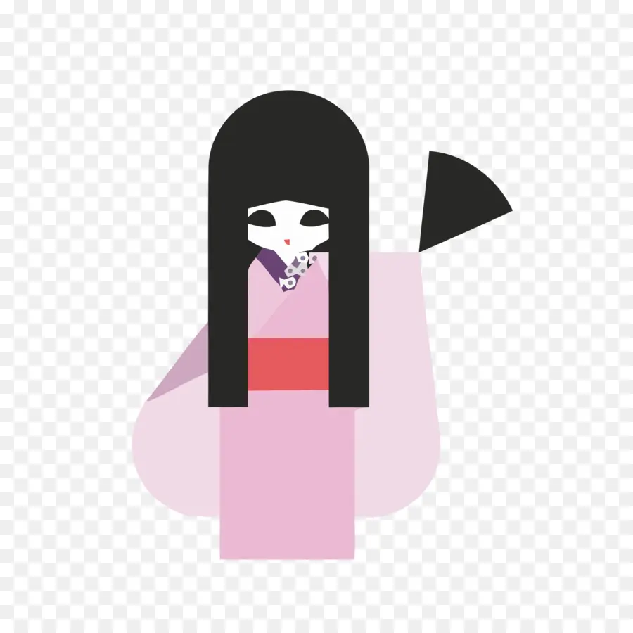 Muñeca Japonesa，Kimono PNG