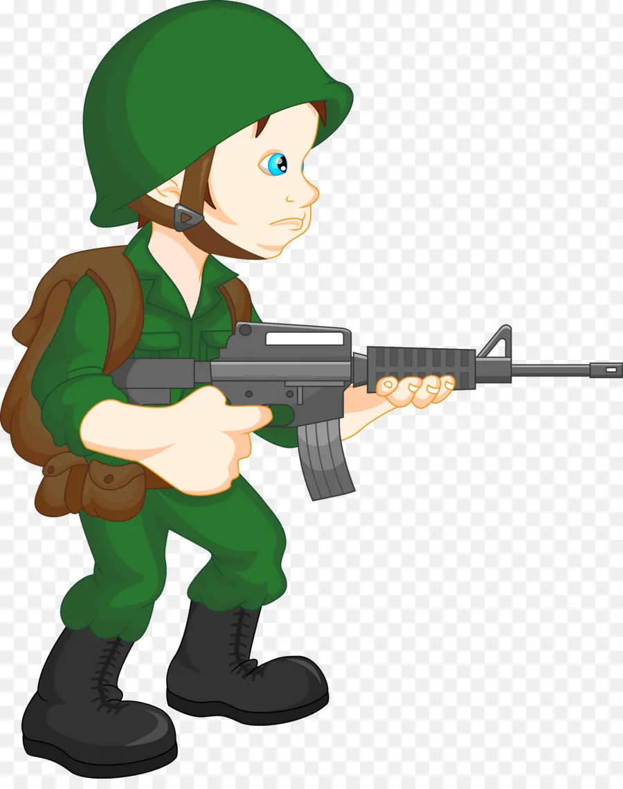 Soldado，De Dibujos Animados PNG