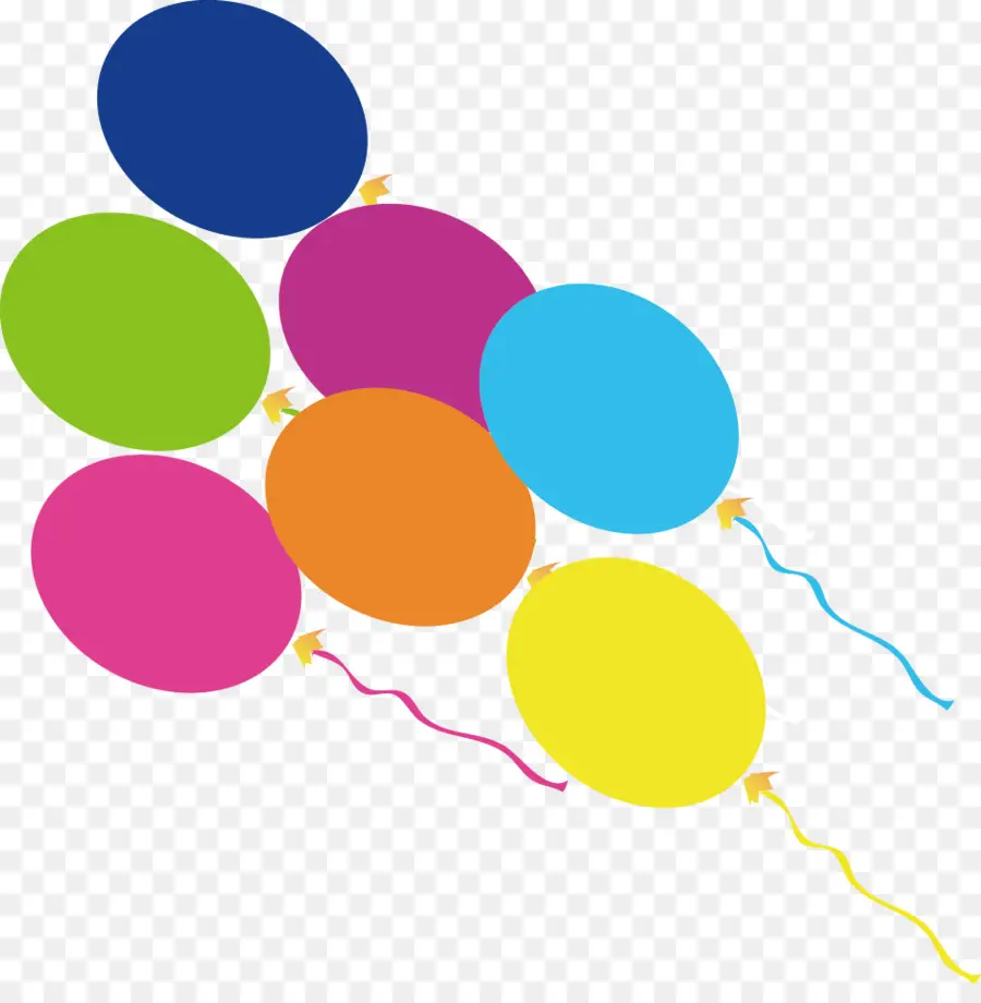 Globos Coloridos，Globos PNG