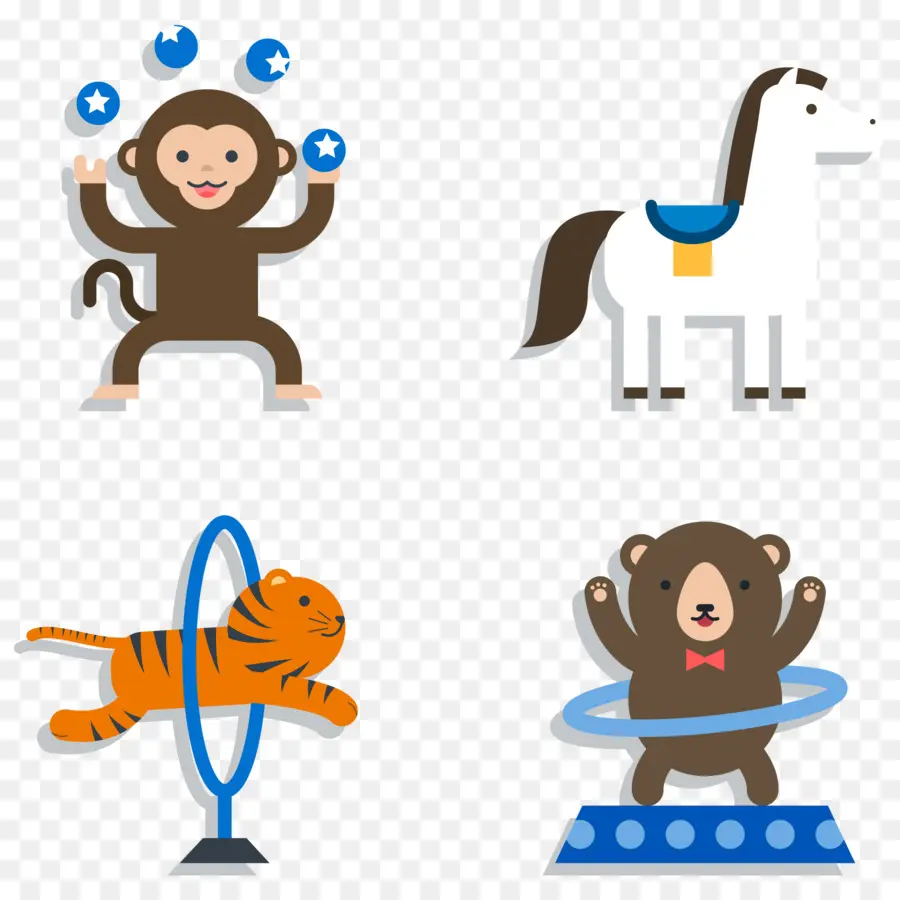 Animales De Circo，Mono PNG