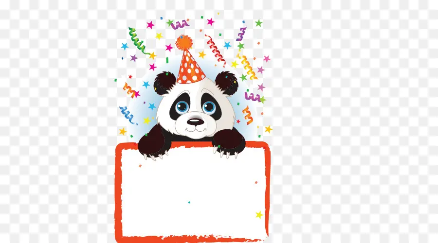 Panda，Sombrero De Fiesta PNG