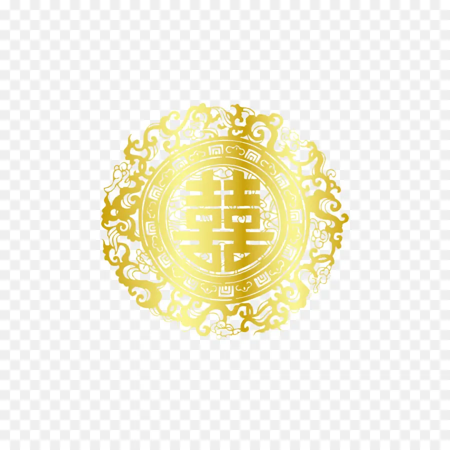 Símbolo Dorado，Decorativo PNG