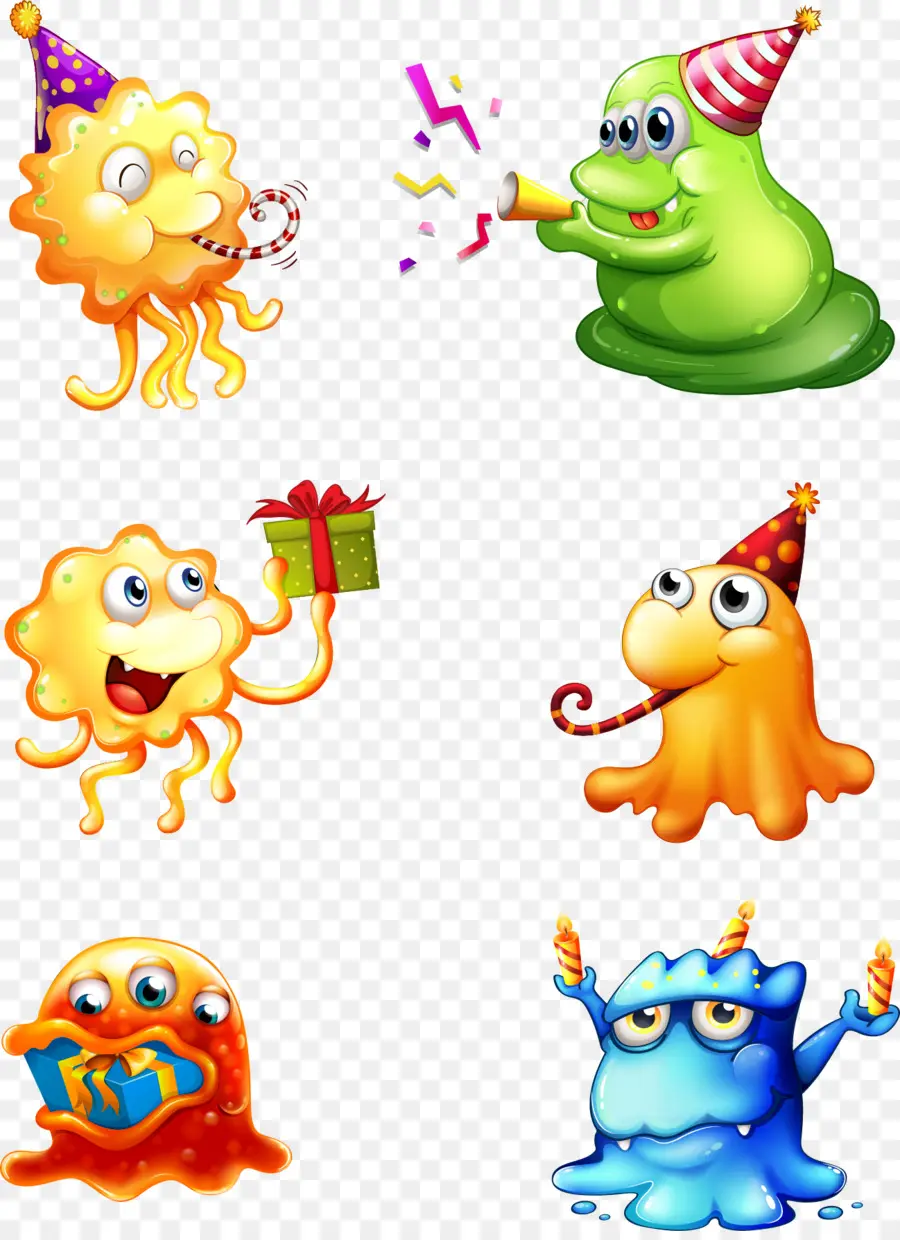 Monstruos De Fiesta，Sombreros De Fiesta PNG