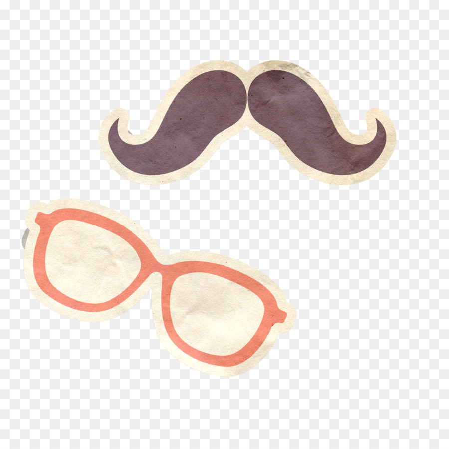 Gafas，Barba PNG