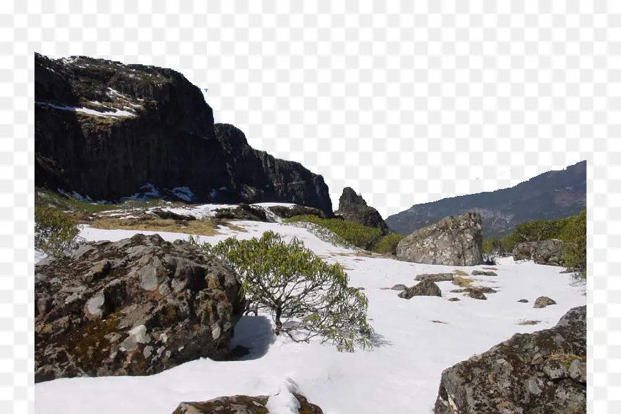 Paisaje Nevado，Montañas PNG