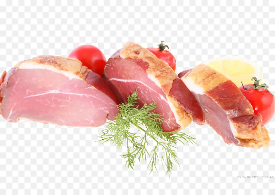 Jamón Rebanado，Carne PNG