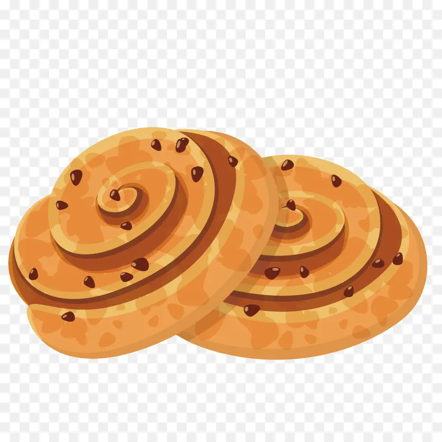 Galletas En Forma De Remolino，Horneado PNG