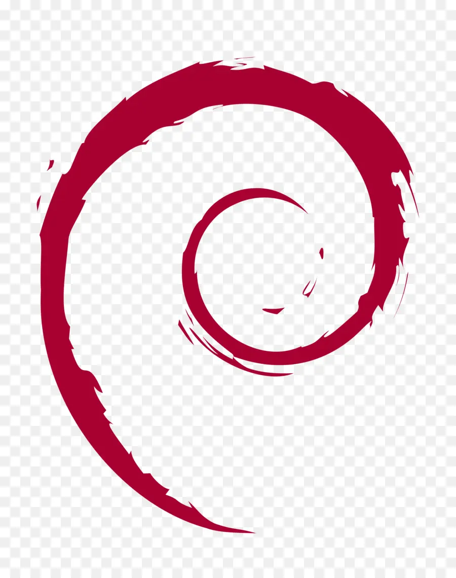 Logotipo De Debian，Linux PNG