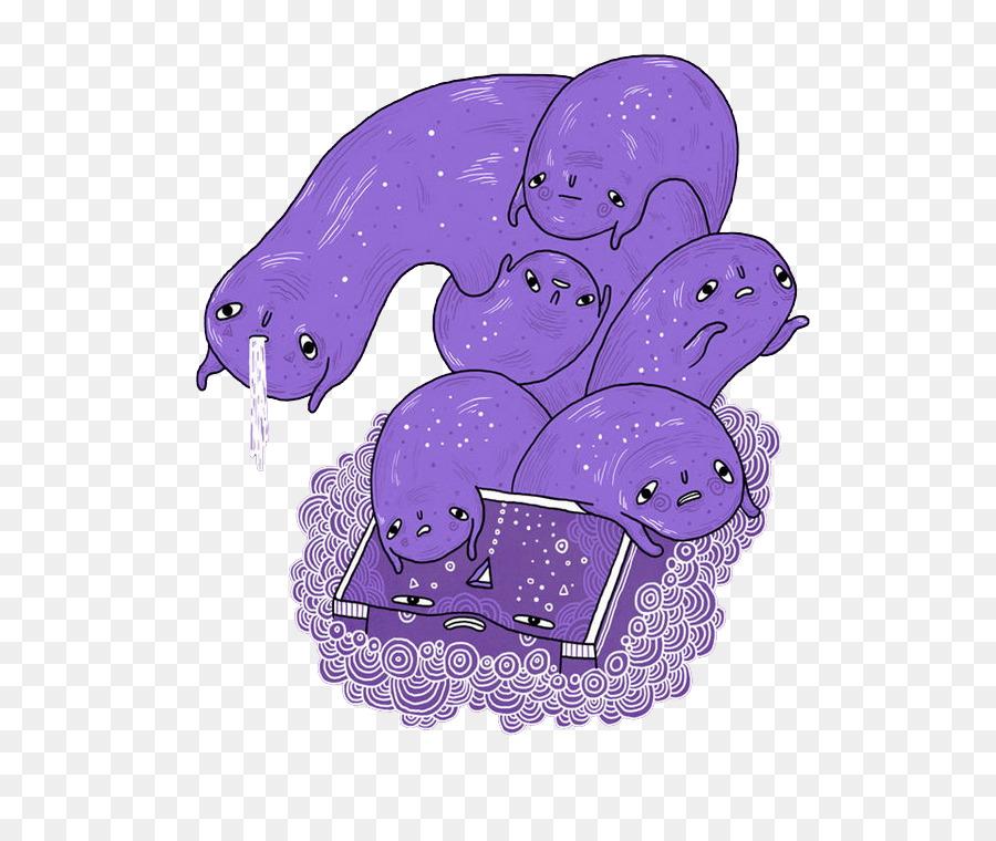 Criaturas Moradas，Dibujos Animados PNG