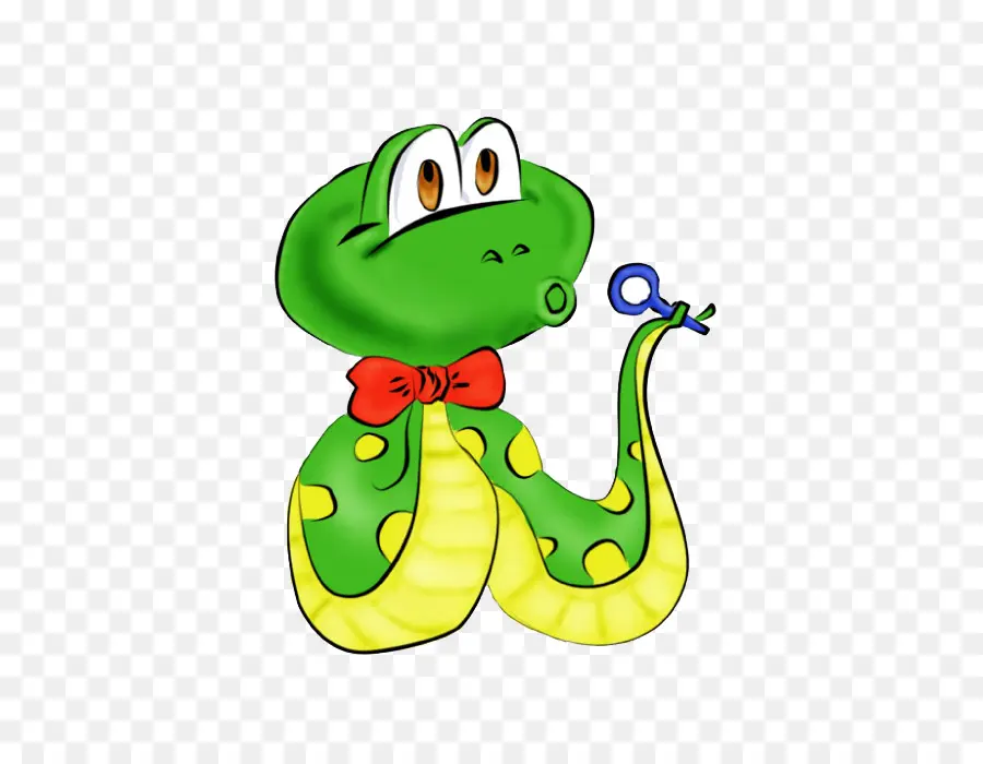 Serpiente Verde，Lazo Rojo PNG