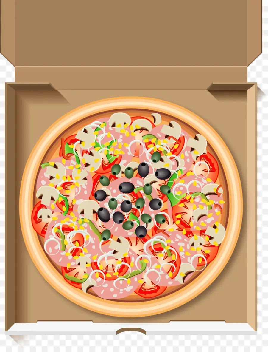 Pizza，Caja PNG