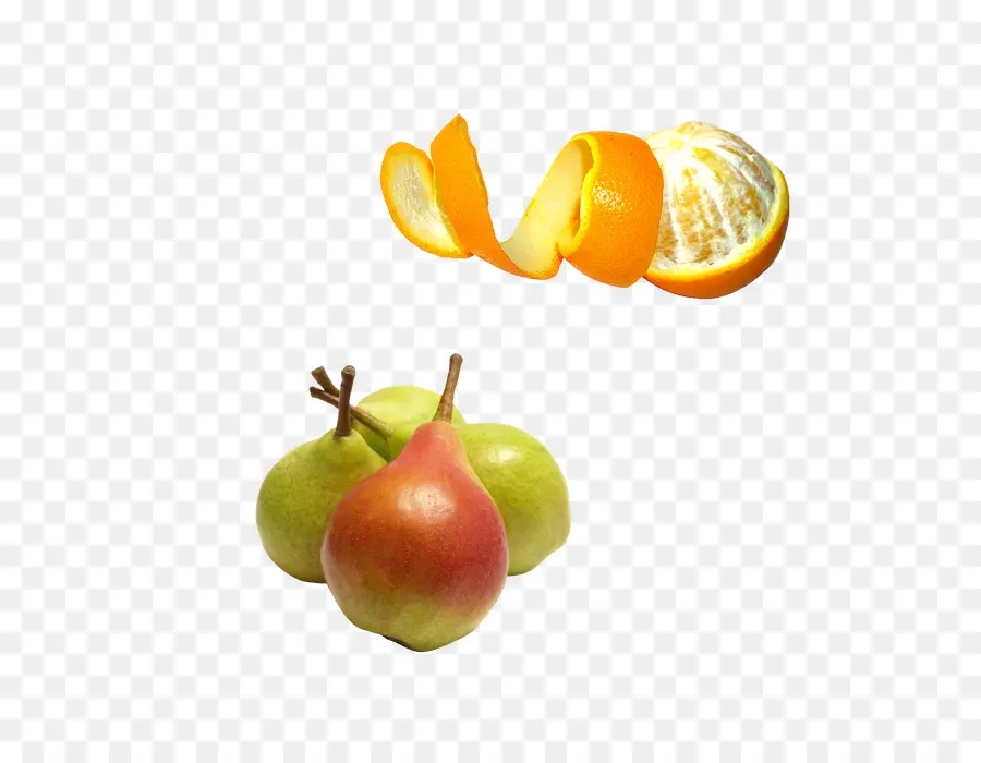 Peras Y Piel De Naranja，Fresco PNG