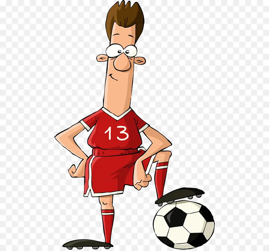 Jugador De Fútbol，De Dibujos Animados PNG